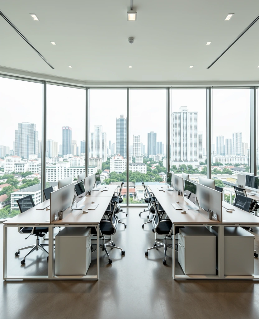 Modern Financial Workspace in Bangkok